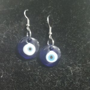 Handcrafted Azure Watcher Earrings